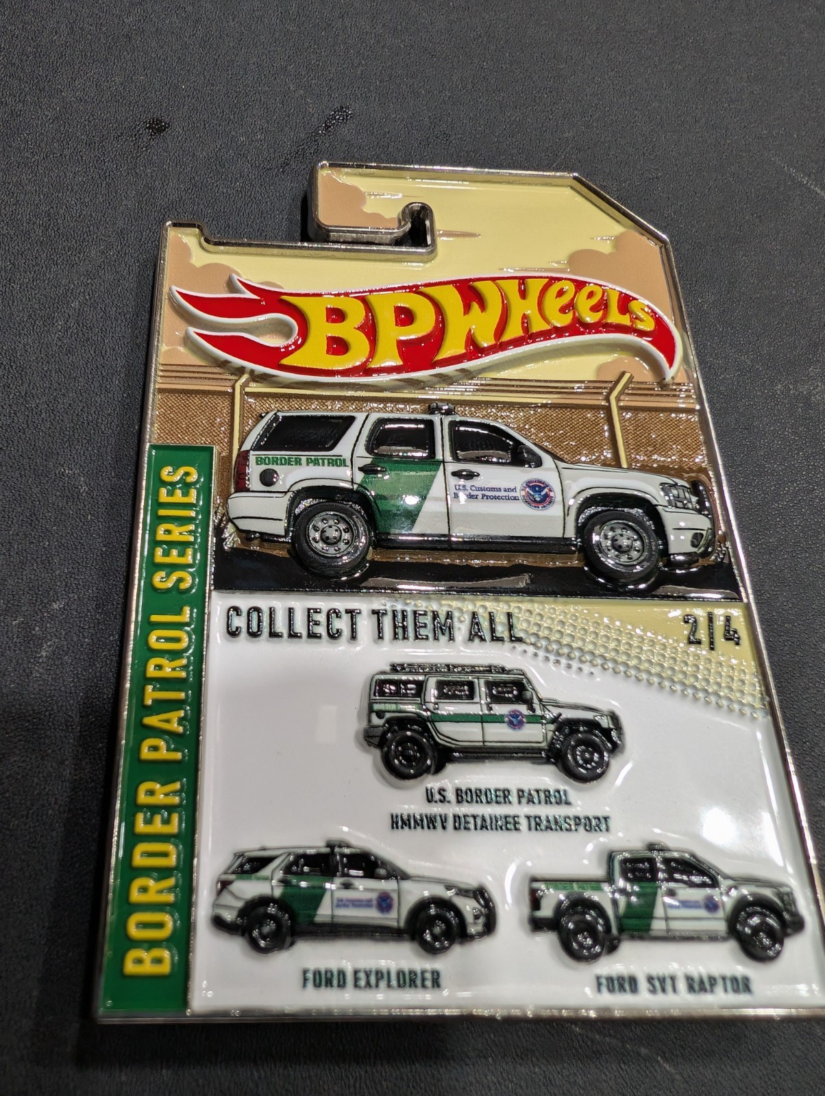 BP Wheels Border Patrol Series Chevrolet Tahoe Coin