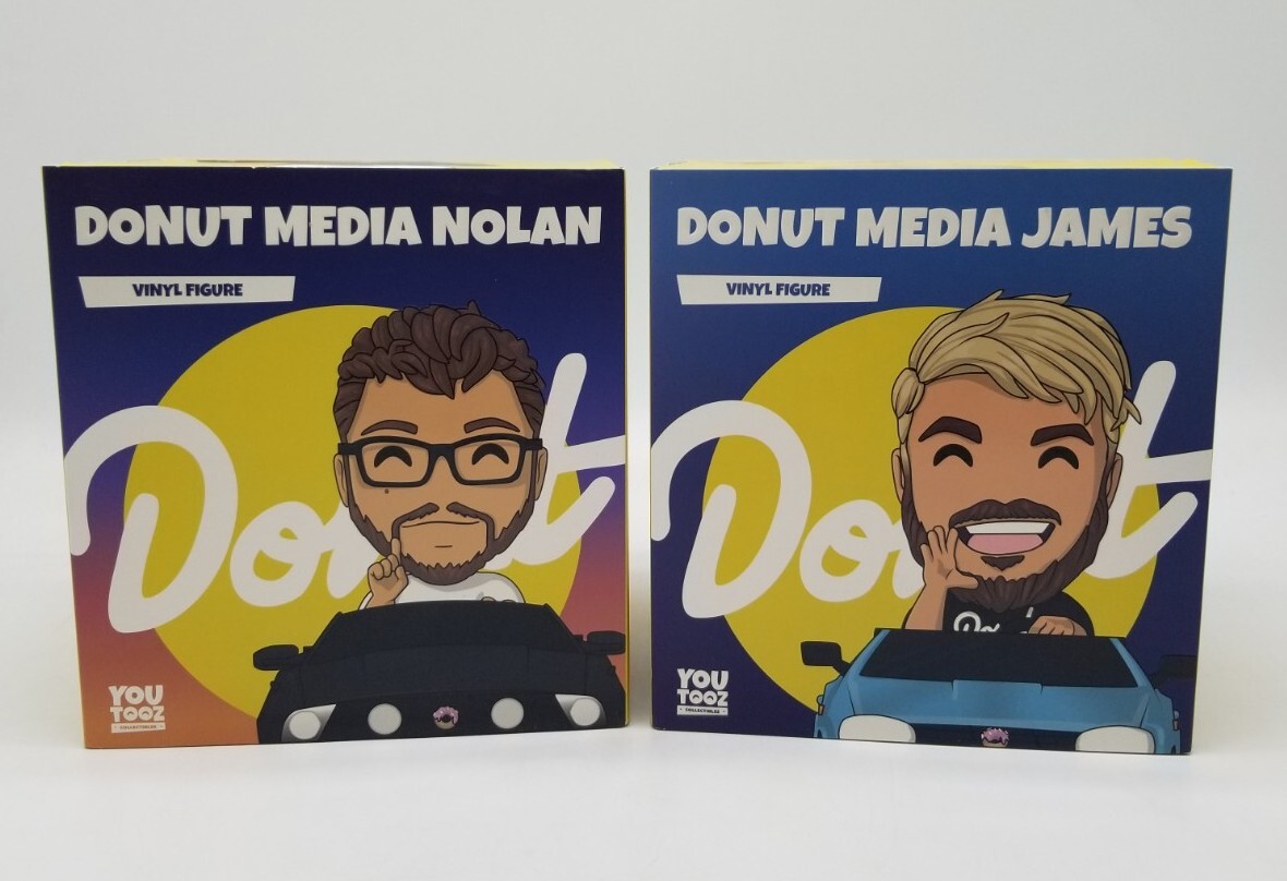 YouTooz Donut Media NOLAN & JAMES Vinyl Figure Collectibles #143 #144 in Boxes
