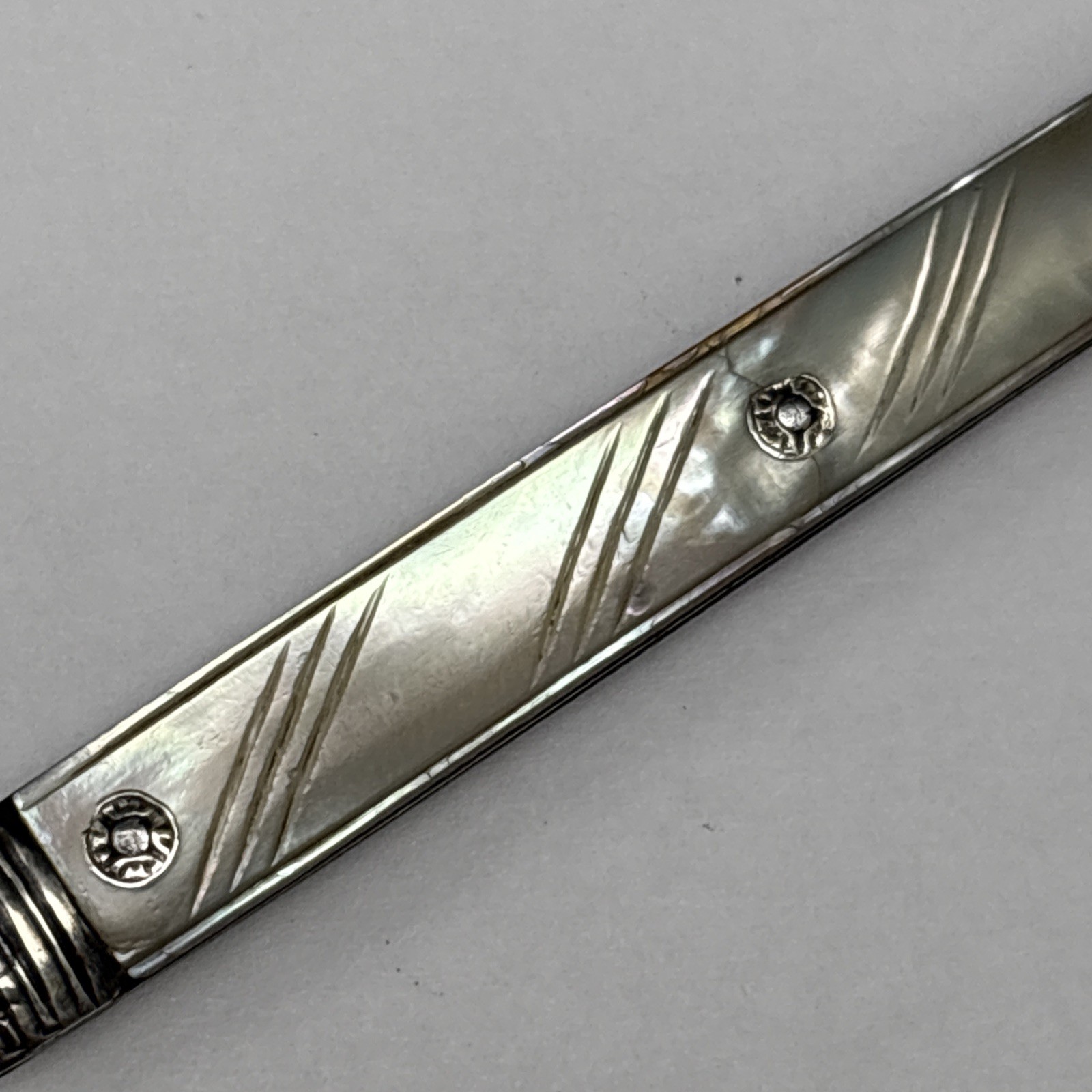 Fantastic Late 1700S Early 1800S Georgian Colonial Era Pearl Handle Pocket Knife