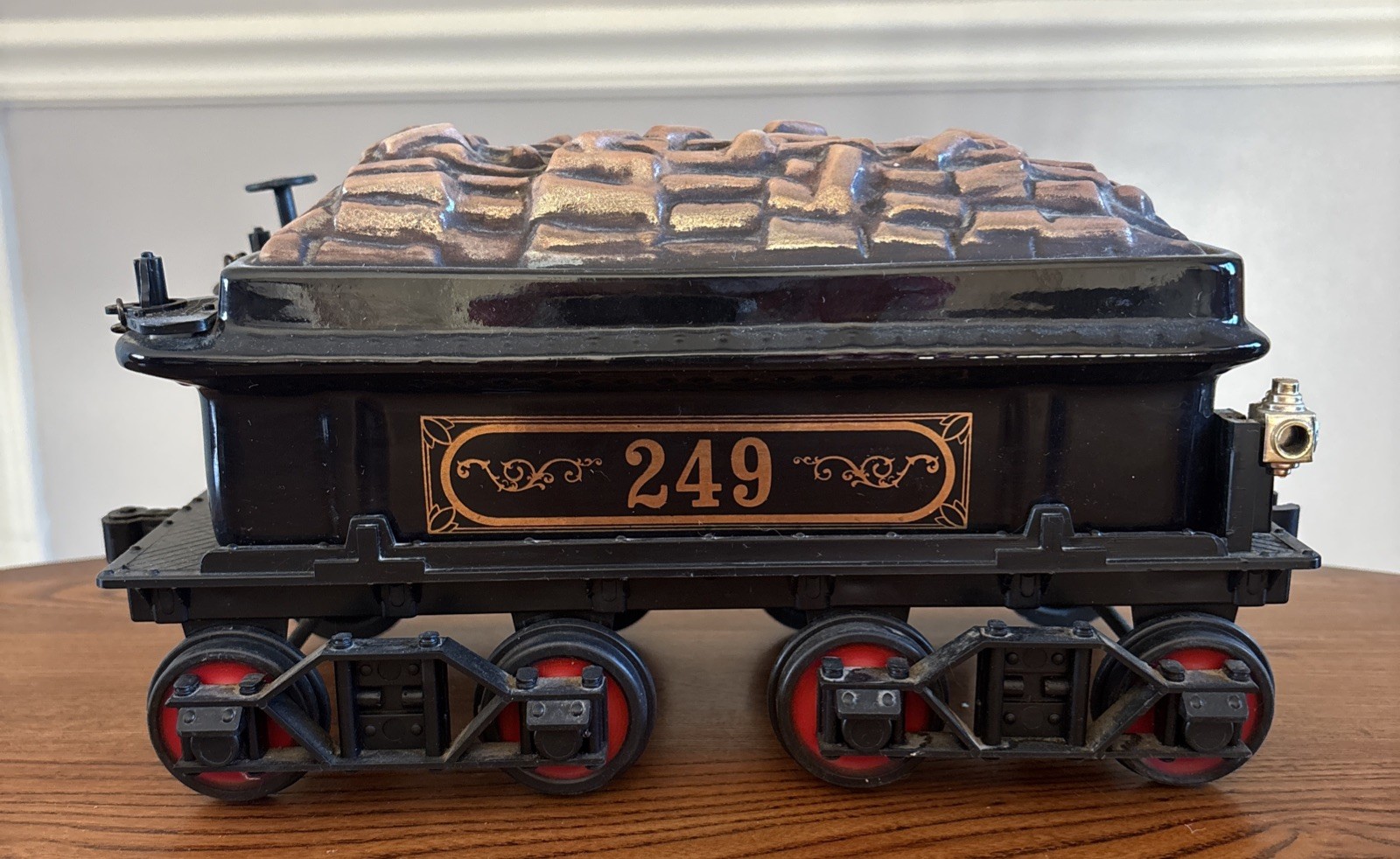 Vintage Jim Beam - # 249 Wood Tender Railcar Decanter - 1982 Empty