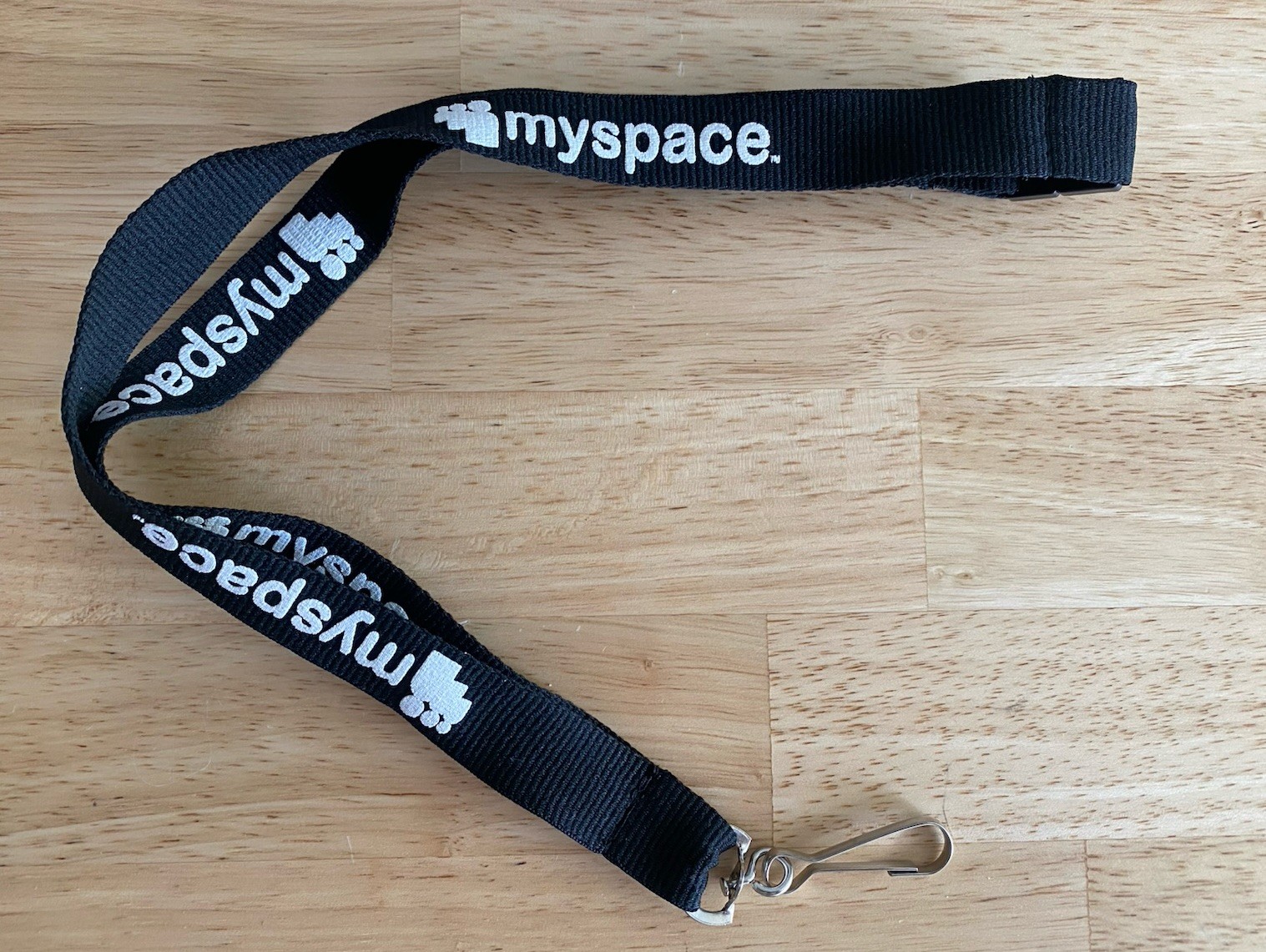 Myspace Lanyard  Rare Social Media Collectible - Large Font