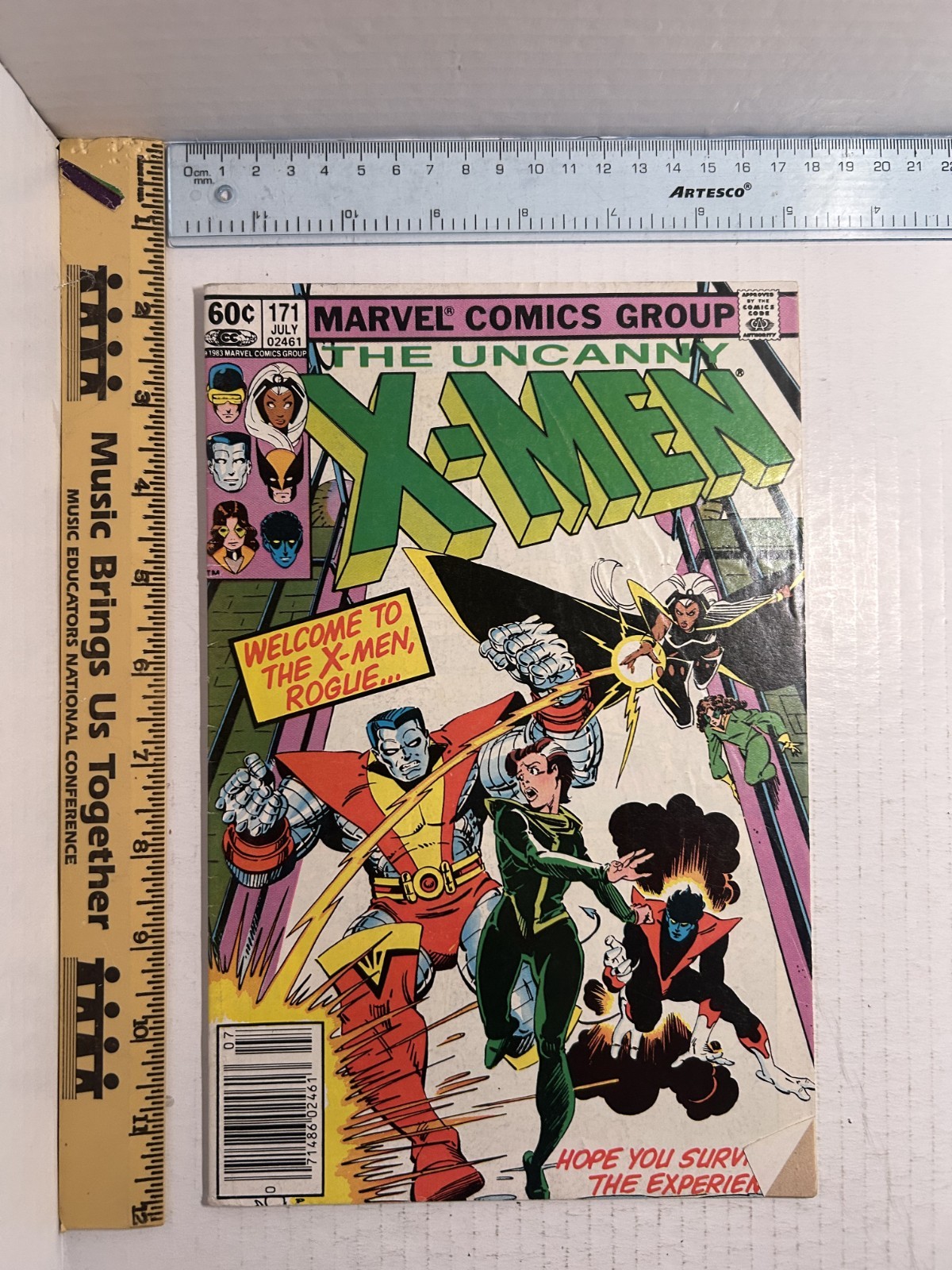 Uncanny X-Men #171- Newsstand Variant - Marvel 1983 - Rogue Joins the X-Men - VG
