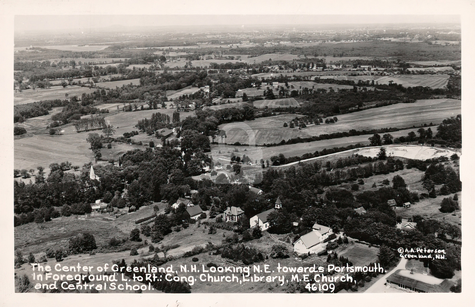 Greenland NH New Hampshire 1949 RPPC Photo Postcard COPY Greenland NH New Hampshire 1949 RPPC Photo Postcard COPY