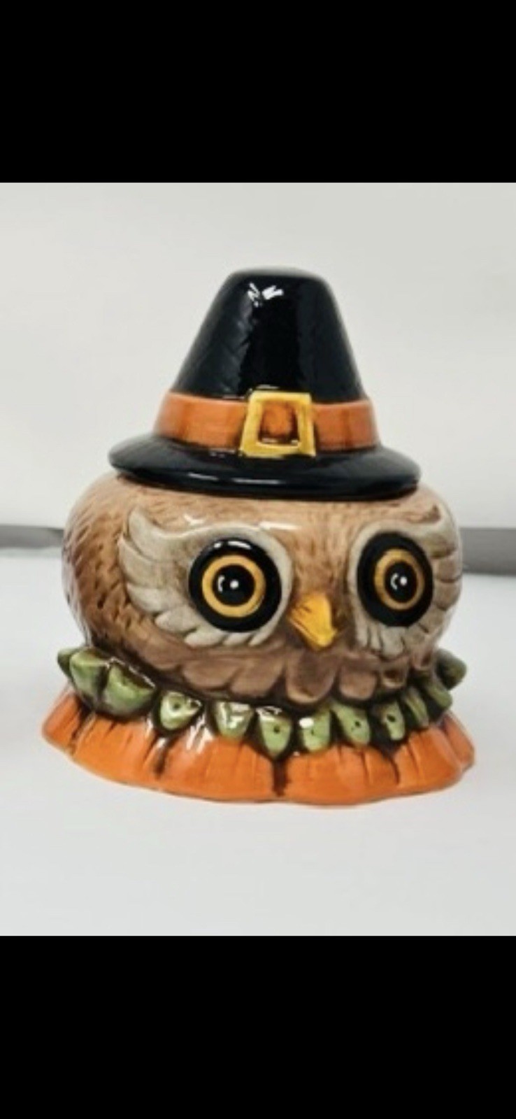 🧡🤎New Johanna Parker Fall Critter Ceramic Bowl w/Lid HTF