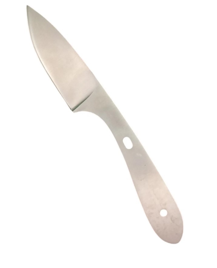 Mini Caper - KNIFE MAKING BLANK - Stainless Steel FIXED BLADE