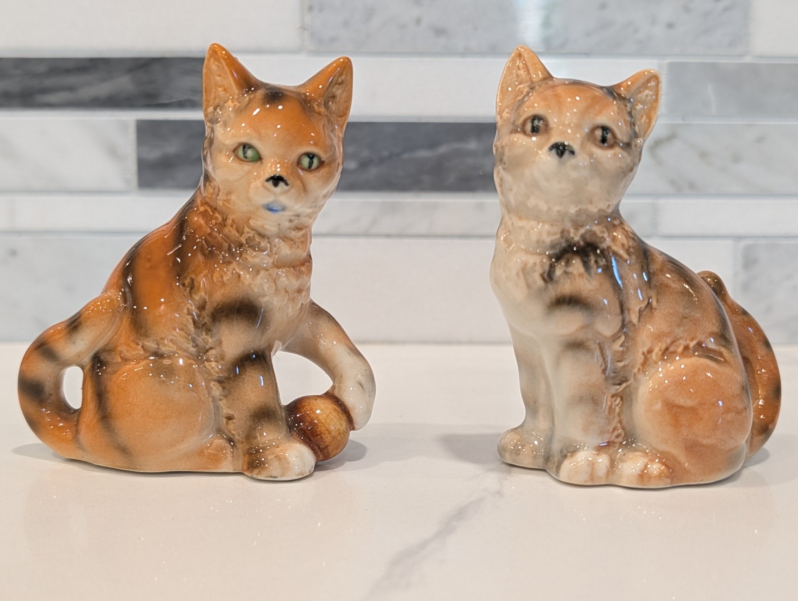 Vintage CAT KITTEN Salt & Pepper Shakers Japan