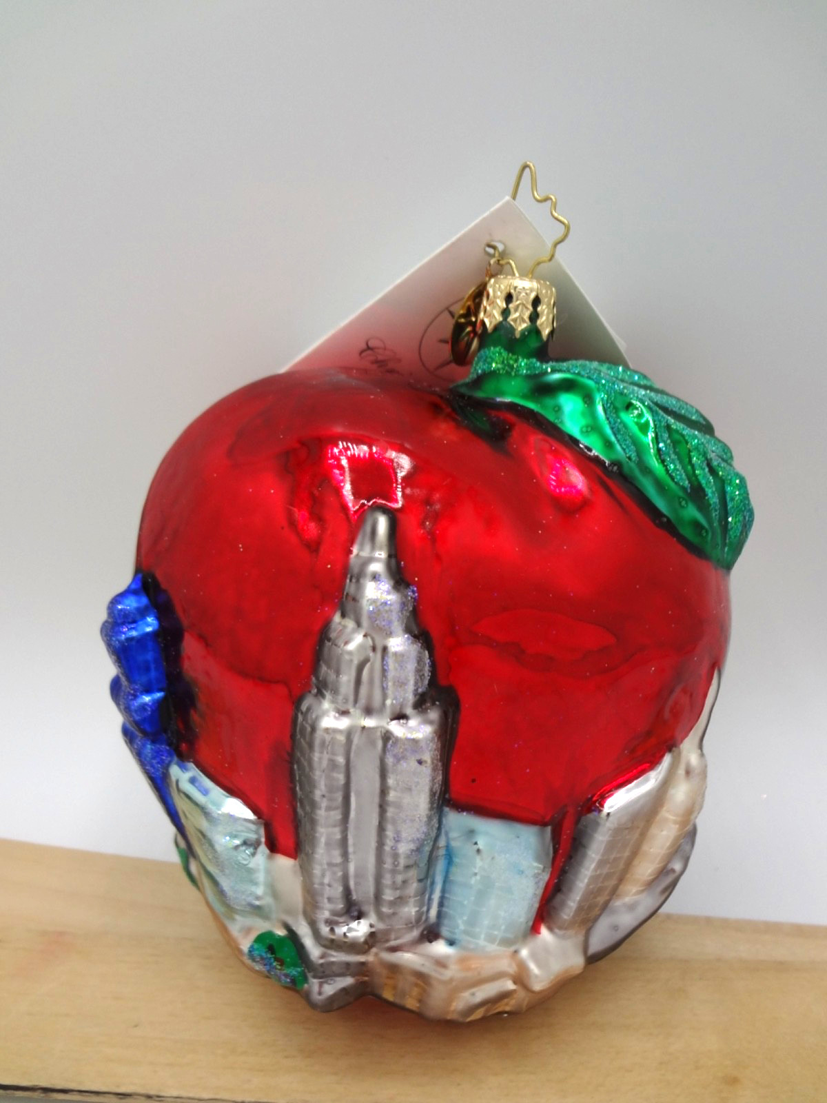 New Christopher Radko Big Apple Tour Ornament  Smoke & Pet Free~ 