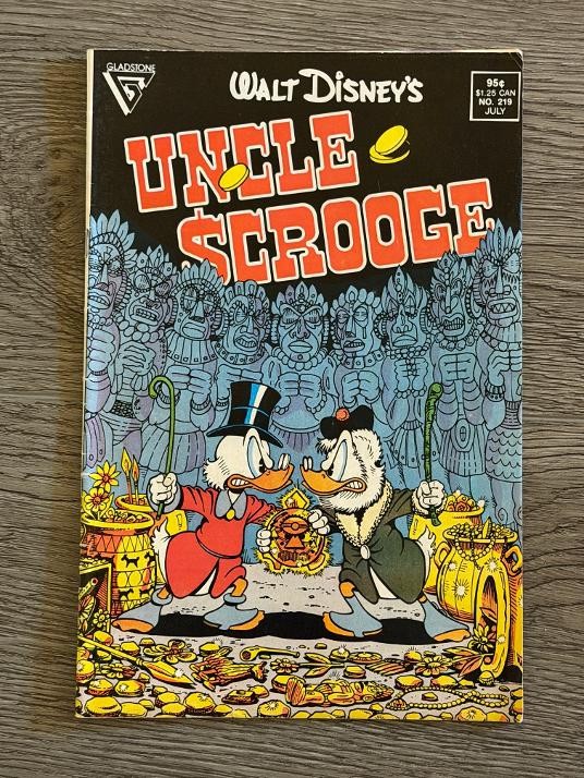 Uncle Scrooge #219 1987 1st Don Rosa Disney Story Son of the Sun Canadian