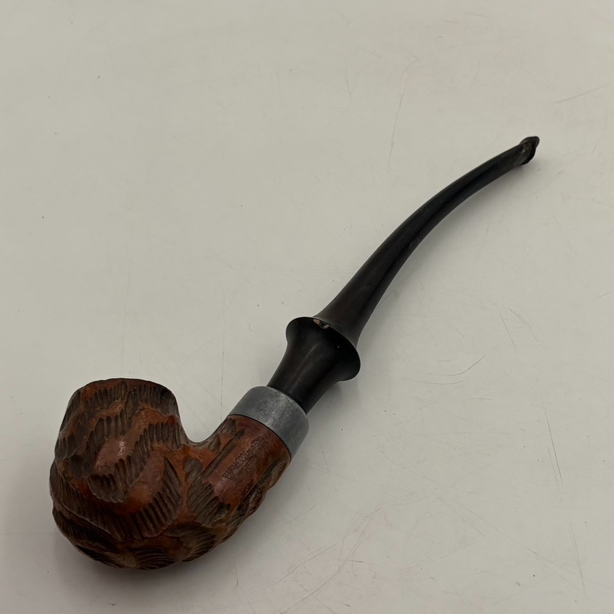 WDC Wellington Bent Billiard Imported Briar Vintage Pipe Sherlock Holmes Estate WDC Wellington Bent Billiard Imported Briar Vintage Pipe Sherlock Holmes Estate