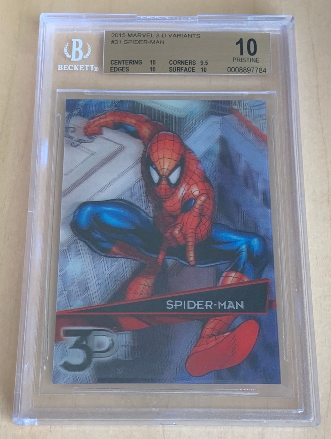 2015 Marvel 3D Variants π SPIDER-MAN π BGS 10 π PRISTINE π POP 2 (NONE ^)π 2015 Marvel 3D Variants π SPIDER-MAN π BGS 10 π PRISTINE π POP 2 (NONE ^)π