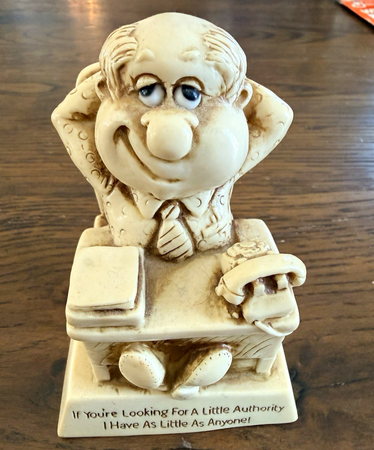 Russ Berrie & Co. 1977 Boss Humor Ceramic Figurine 4\
