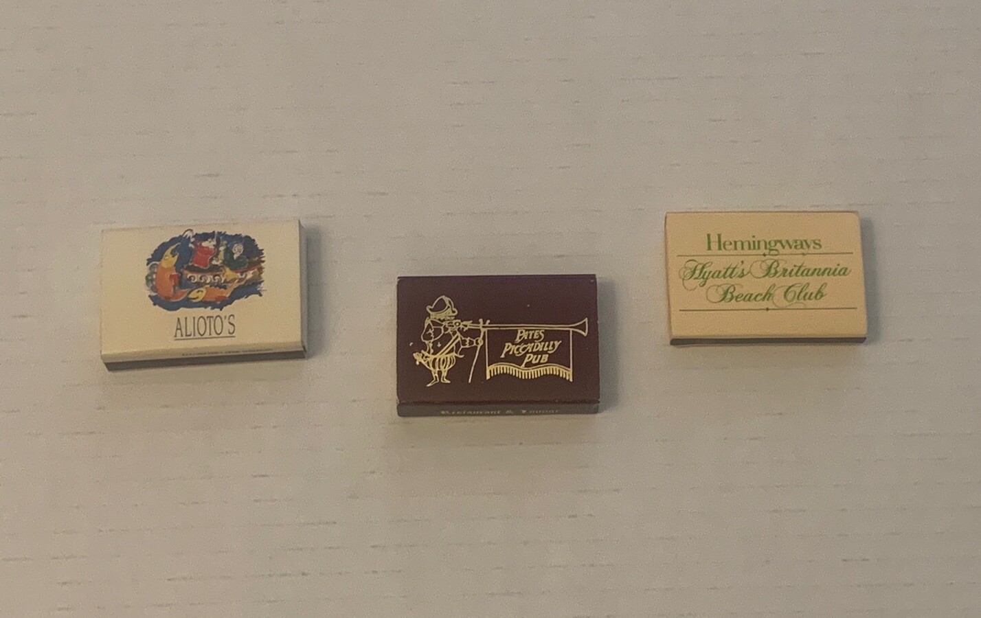 3 Vintage Matchbox Matches Bundle Unstruck Ad Souvenirs Collect Mixed Lot