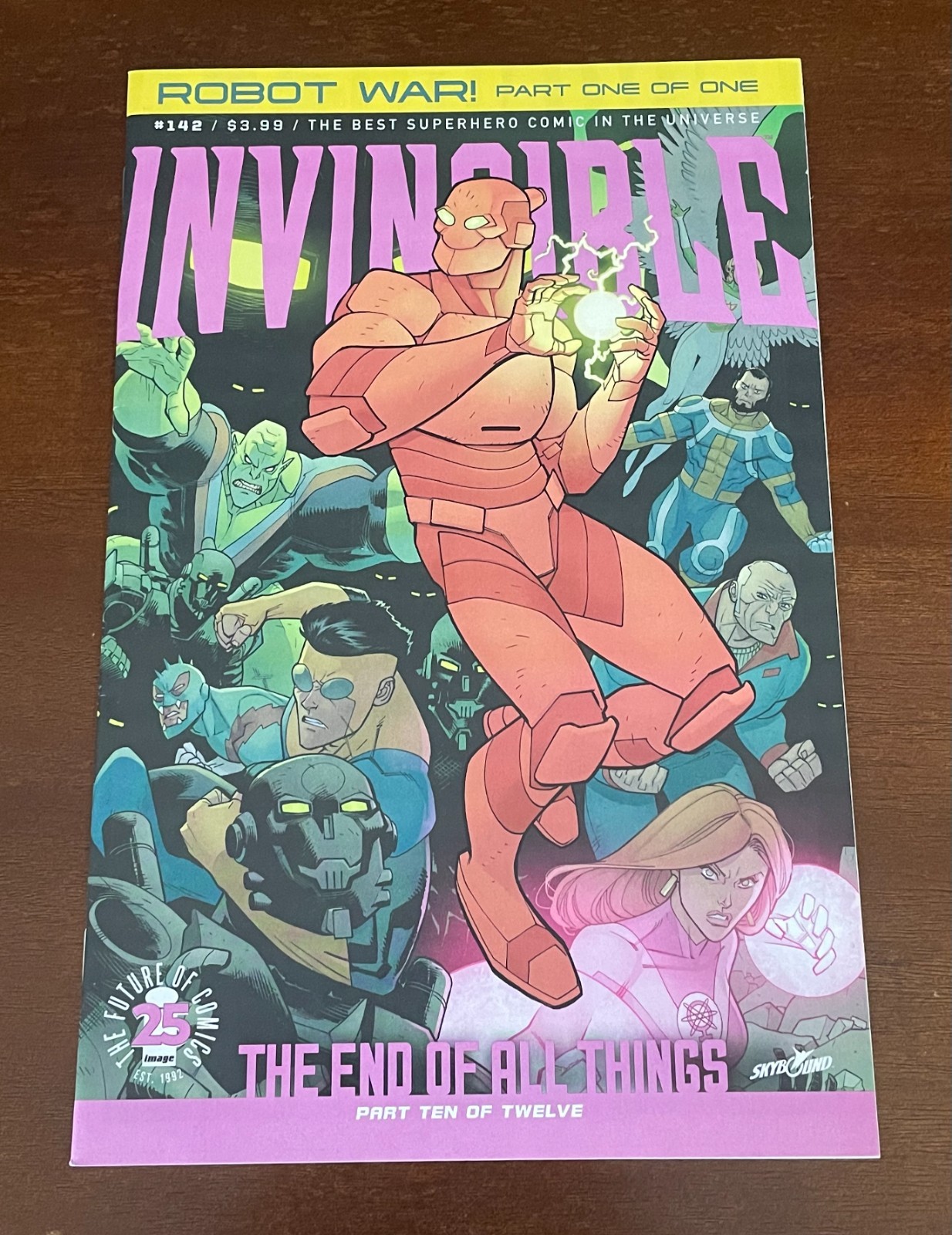 INVINCIBLE #142 NM DEATH OF REX ROBOT Low Print Image 2017