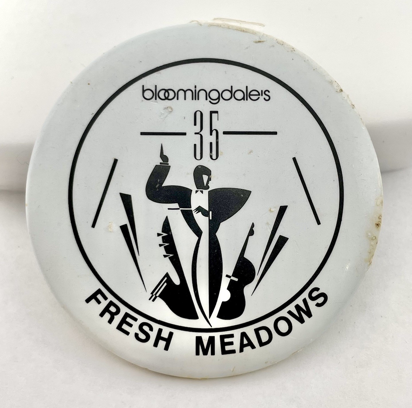 Bloomingdale’s Fresh Meadows Queens NYC Vintage Department Store Pinback Button