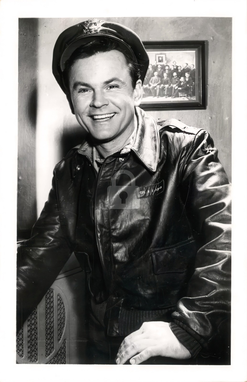 ACTOR BOB CRANE 1960s Signed Autograph RPPC Photo Postcard COPY