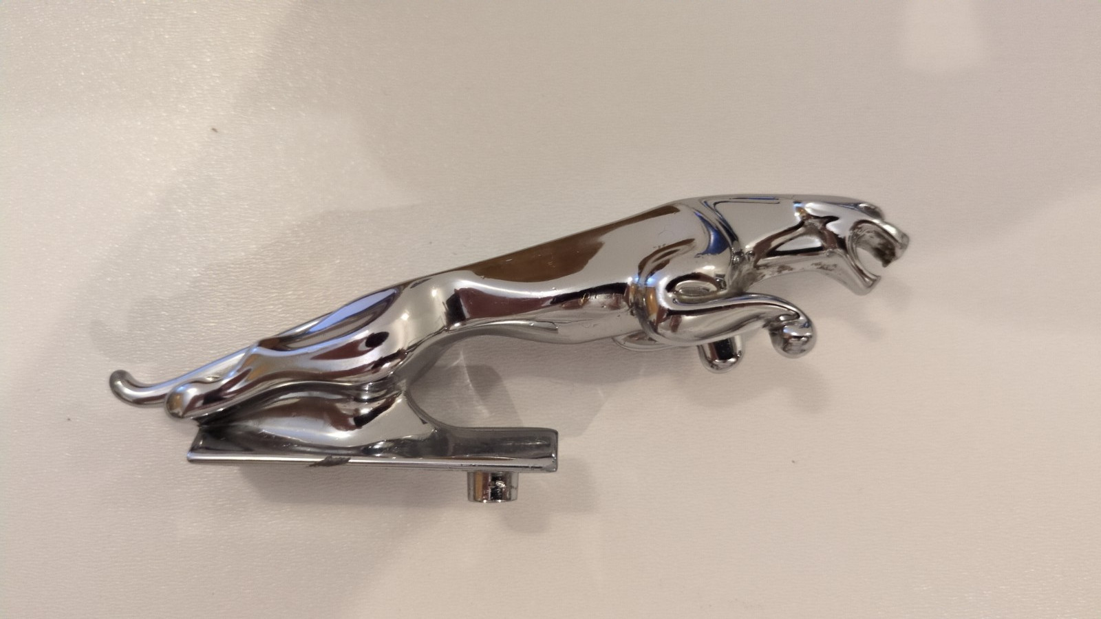 Vintage Chrome Jaguar Car Bonnet Hood Mascot Ornament 724265