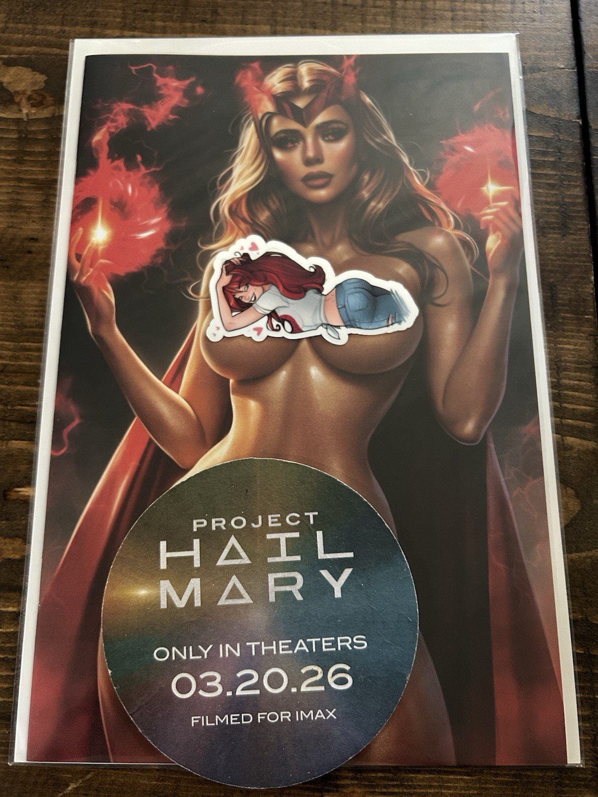 Sinful Beauties DivaArtVu Super Comix Scarlett Witch Naughty Cosplay Lmt 100