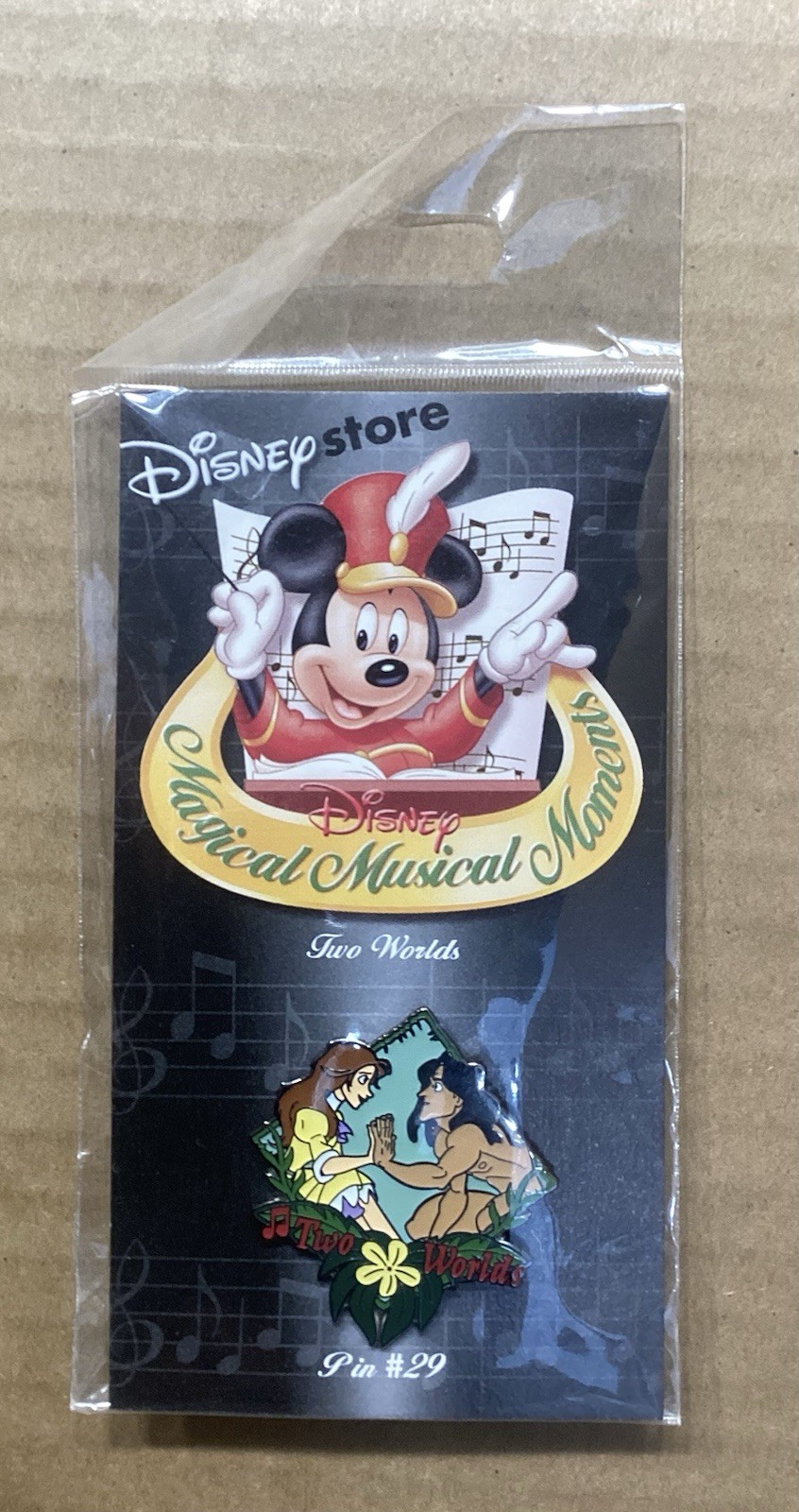 Disney Trading Pin Tarzan & Jane Two Worlds Magical Musical Moment #29 ~ NIP