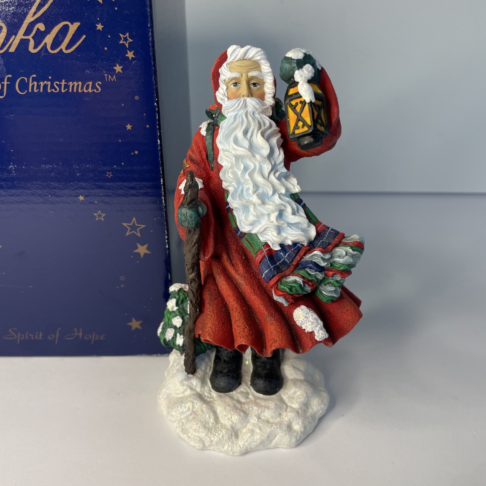 Pipka Reflections Of Christmas Midnight Visitor MIBs With Box Santa Figure 11300 Pipka Reflections Of Christmas Midnight Visitor MIBs With Box Santa Figure 11300