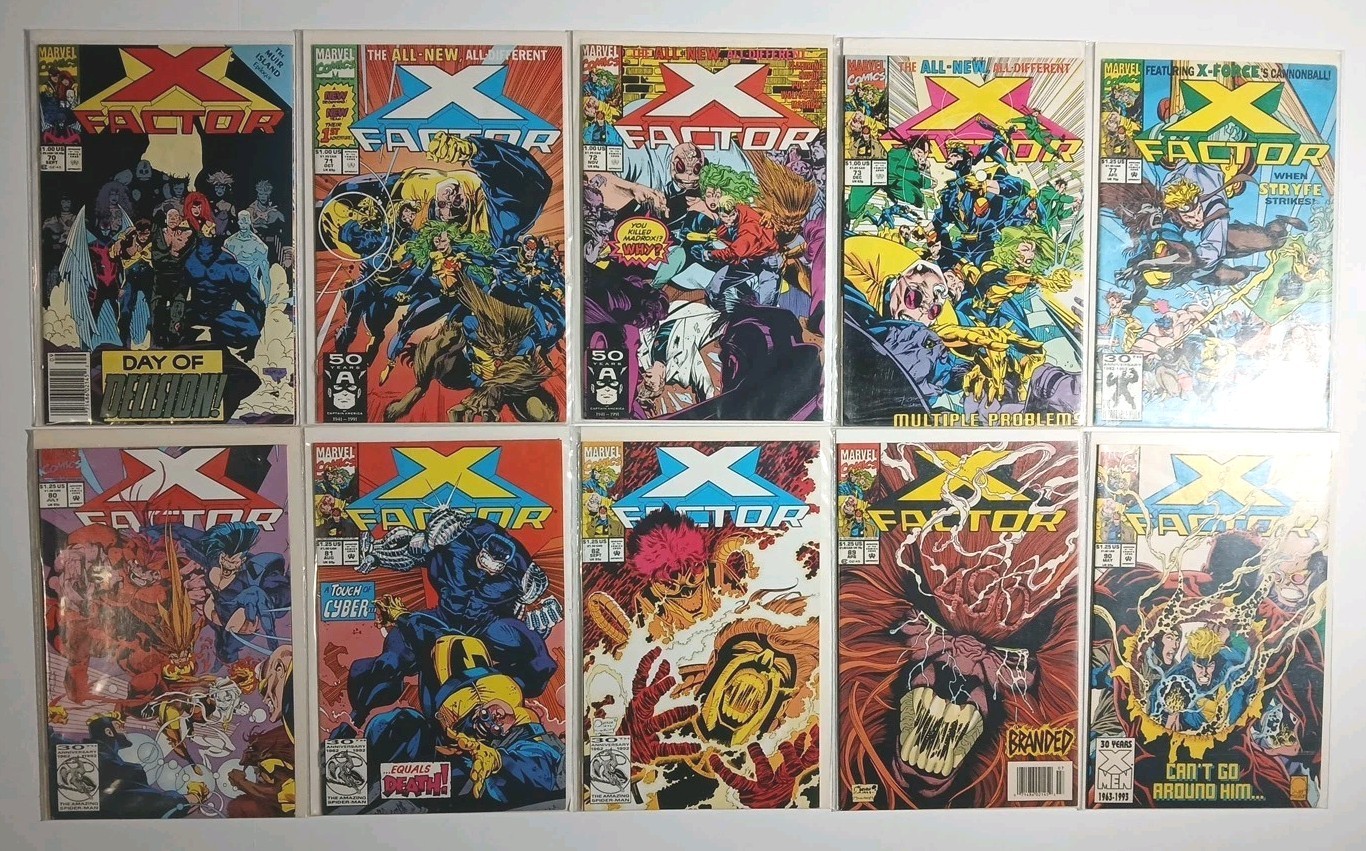 X-Factor Marvel Comic Book Lot X-Factor Marvel Comic Book Lot