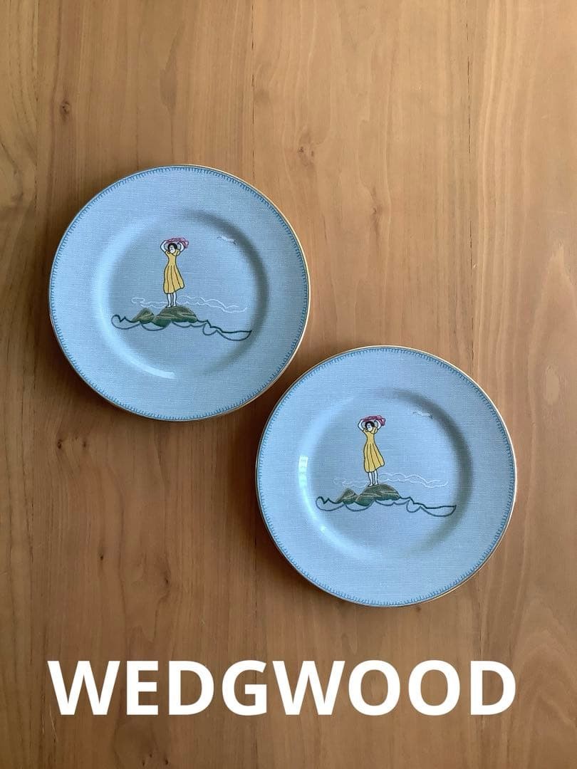 WEDGWOOD Sailor\'s Farewell Plate 18cm x 2 [New, unused item]