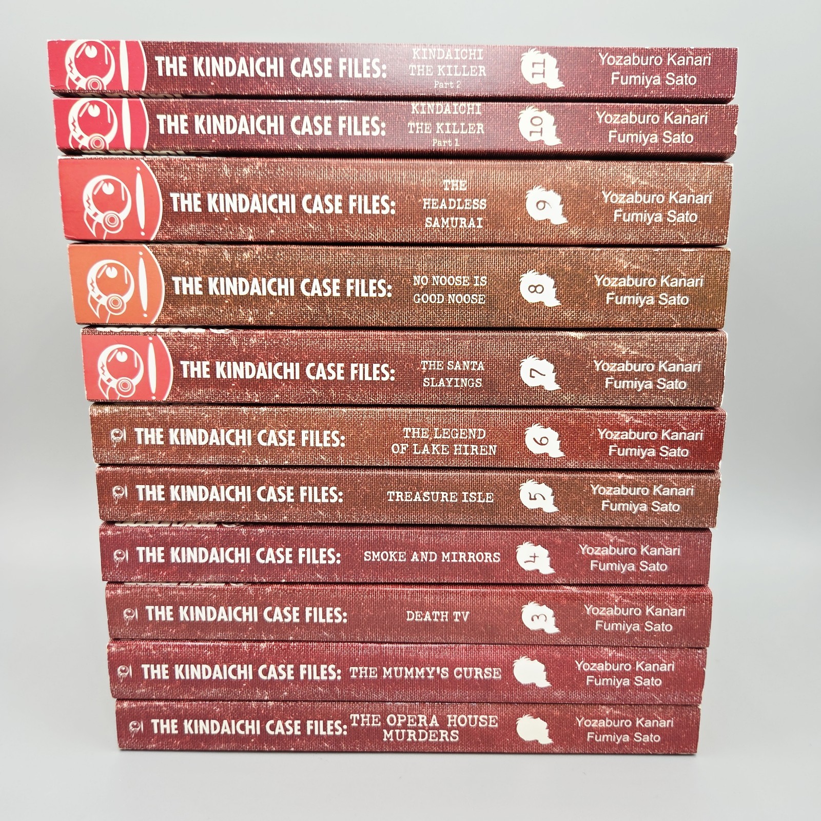 Kindaichi Case Files Manga Vol 1-11, Lot of 11 English Tokyopop 1st Printing OOP