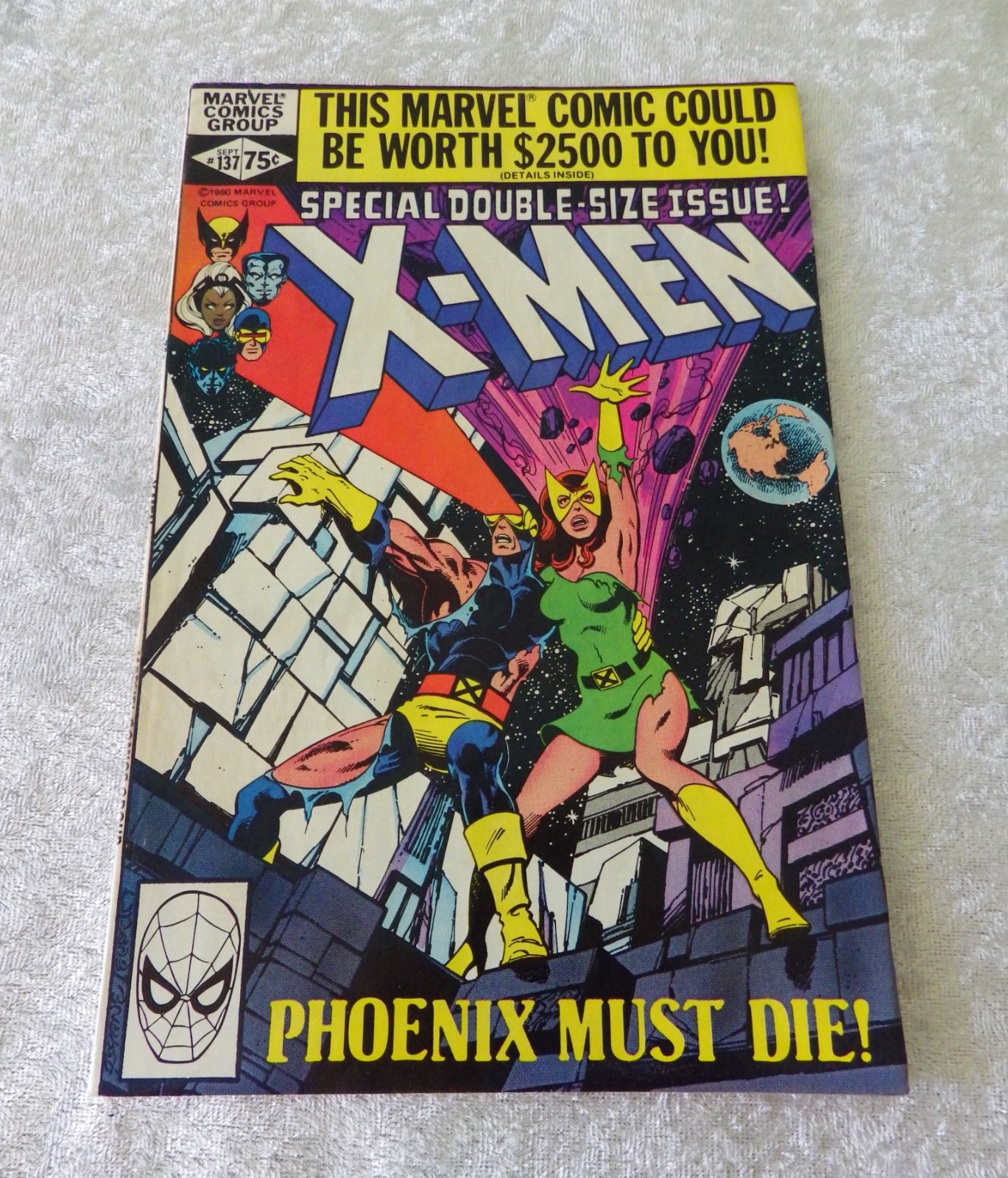 Marvel X-Men special double issue 137 Phoenix Must Die NM M bronze 1980 Marvel X-Men special double issue 137 Phoenix Must Die NM M bronze 1980
