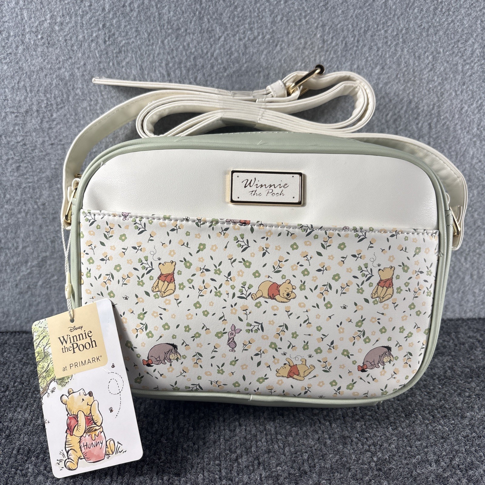 NEW Primark x Disney Winnie the Pooh Smooth PU Faux Leather Camera Bag Crossbody NEW Primark x Disney Winnie the Pooh Smooth PU Faux Leather Camera Bag Crossbody
