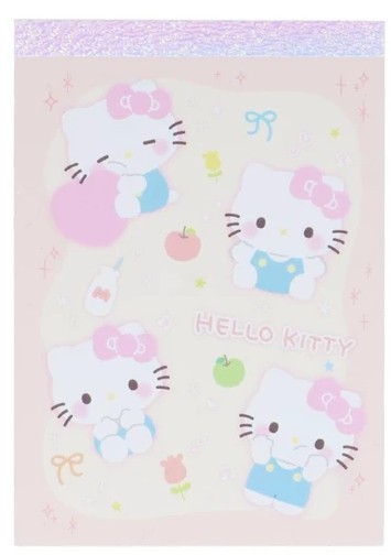 Sanrio Hello Kitty Marshmallow Pop Mini Memo Pad Made in Japan 2026 80 sheets
