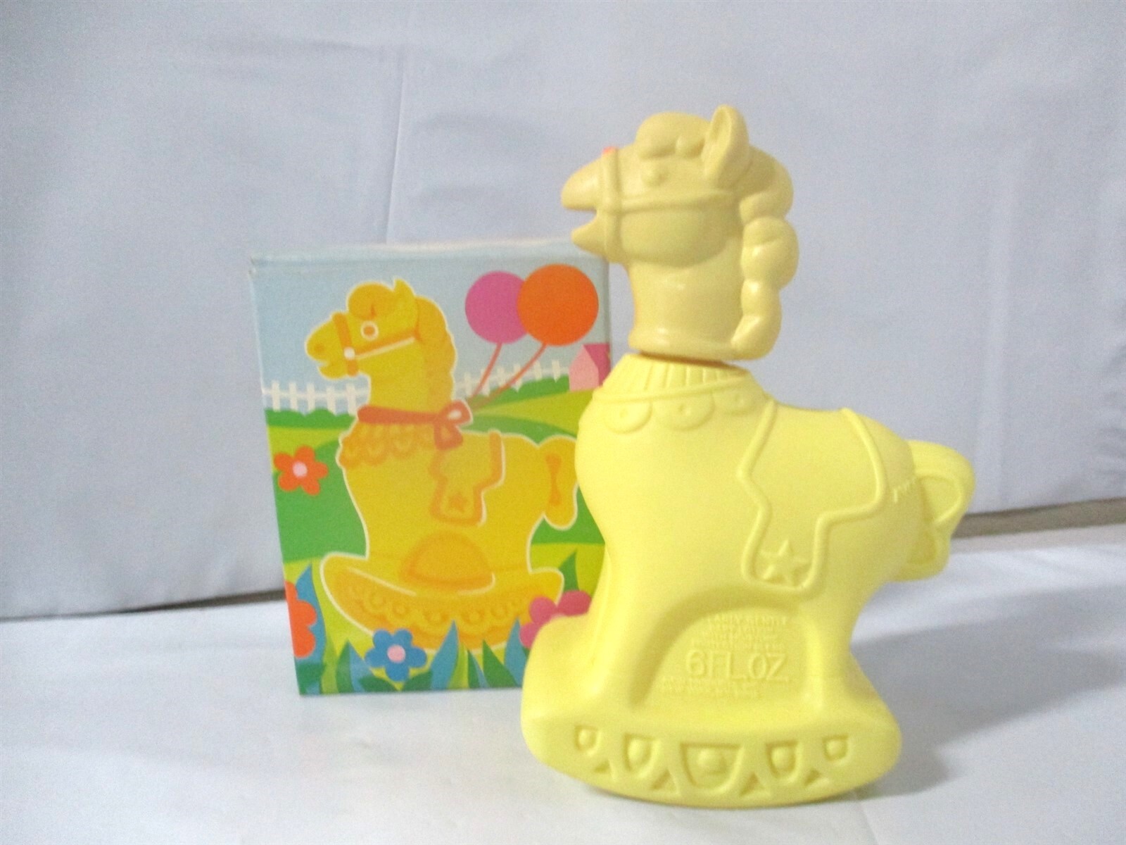 Vintage Avon 1975 6fl oz. Rockabye Pony Clearly Gentle Baby Lotion Full Bottle 