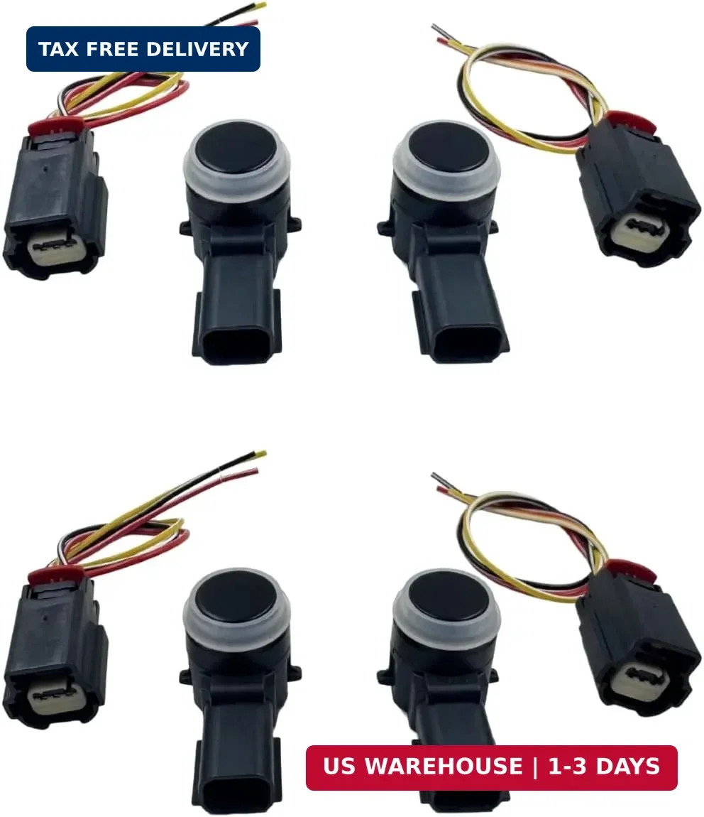 4Pcs Bumper Park Assist Object Sensor with Connector Fit for Cadillac for Chevy 4Pcs Bumper Park Assist Object Sensor with Connector Fit for Cadillac for Chevy