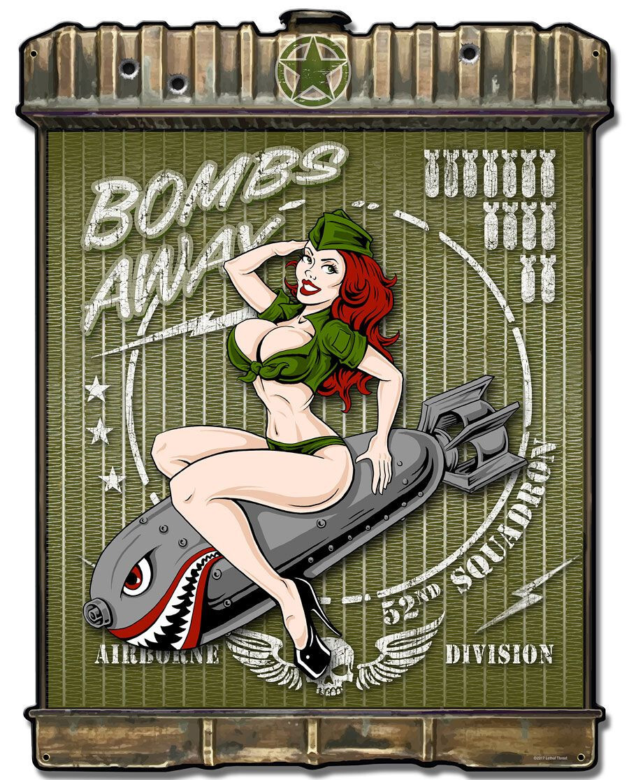 BOMBS AWAY 52ND SQUADRON AIRBORNE PINUP 32\ BOMBS AWAY 52ND SQUADRON AIRBORNE PINUP 32\