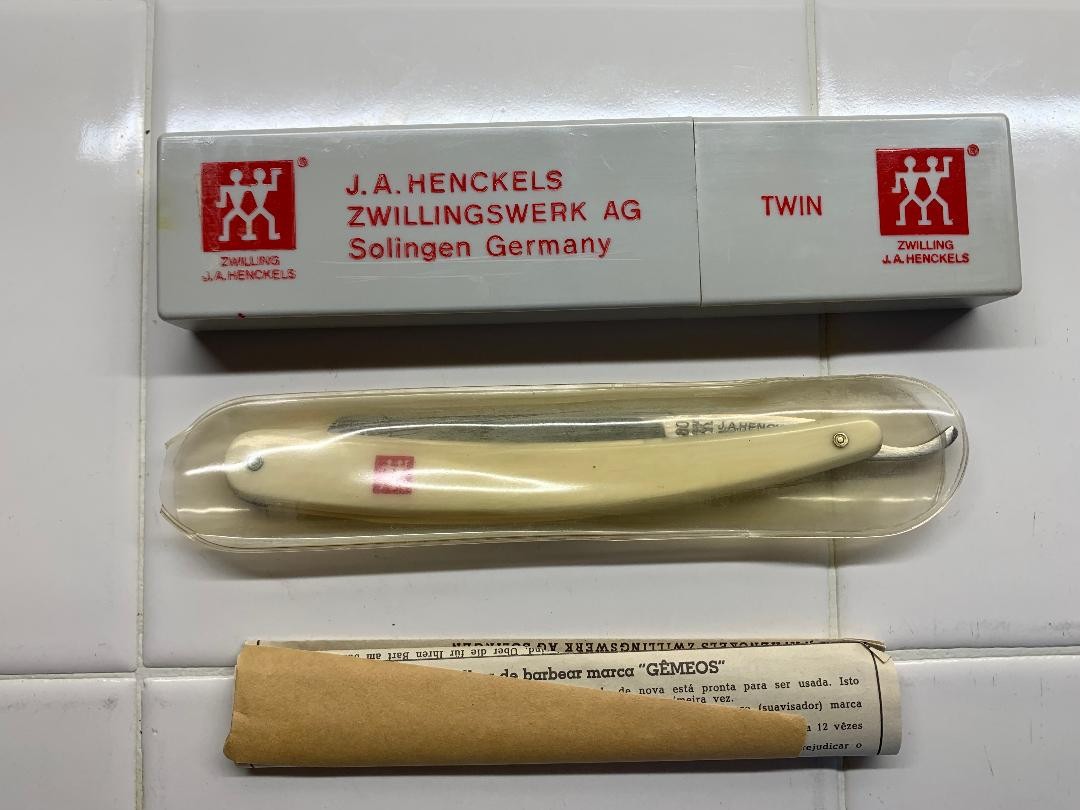 Vintage JA Henckels Solingen Straight Razor