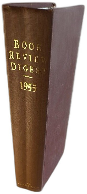 Book Review Digest 1955 H W Wilson Brown Hardcover Reference Annual 1956 Book Review Digest 1955 H W Wilson Brown Hardcover Reference Annual 1956