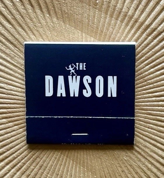 The Dawson Restaurant Matchbook Chicago Illinois Matches Unstruck Full BRAND NEW