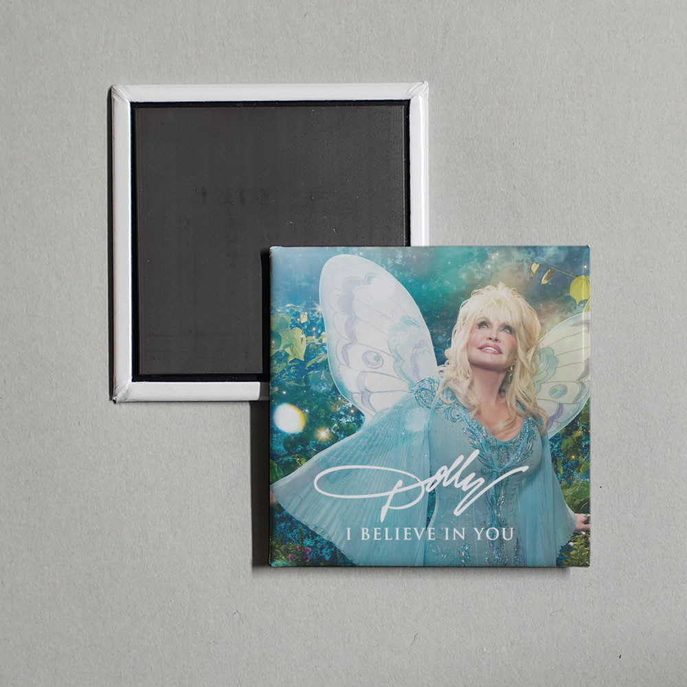 Dolly Parton - I Believe in You Album Cover Locker Fridge Magnet