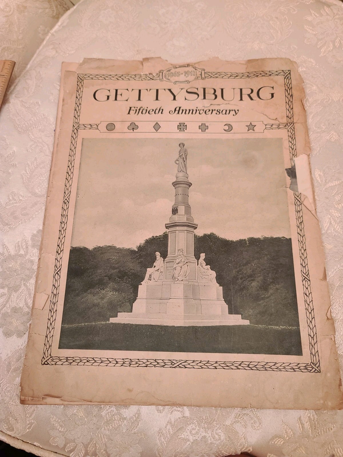 Antique Gettysburg Fiftieth Anniversary 