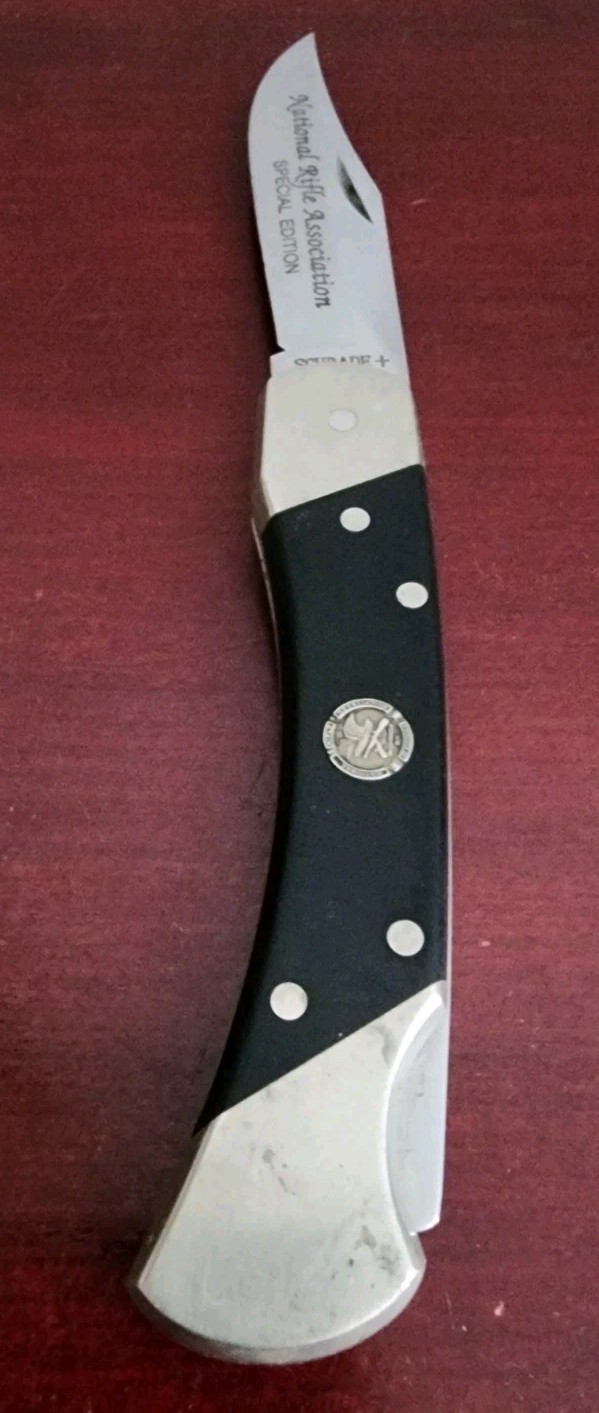 NATIONAL RIFLE ASSOCIATION OF AMERICA SPECIAL EDITION SCHRADE+ LTD USA KNIFE