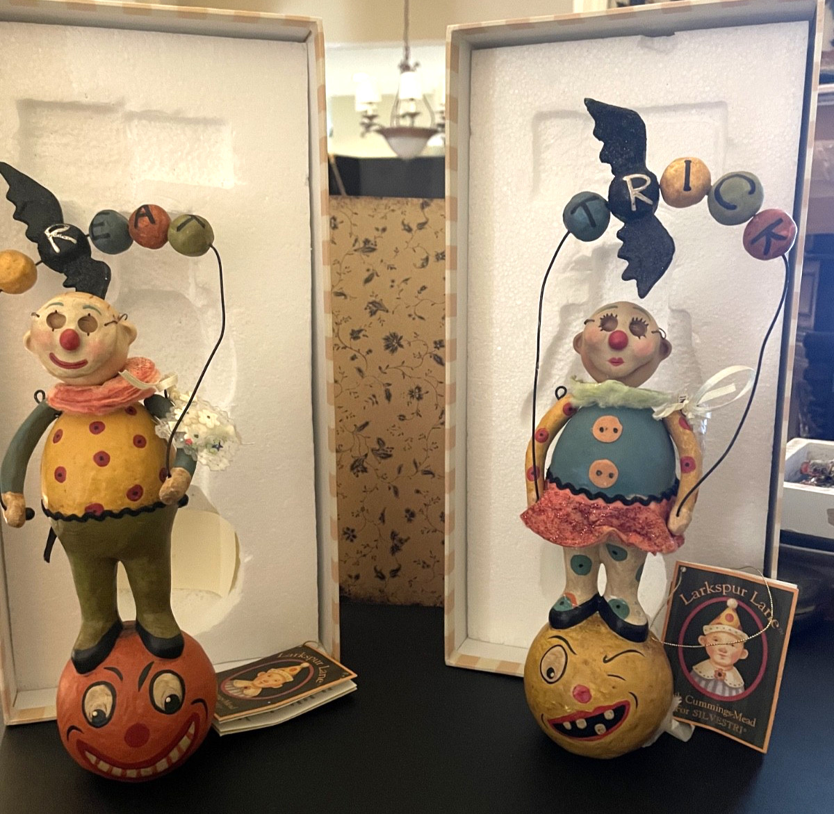 Larkspur Lane Lib Cummings Trick or Treat Figurines Silvestri 