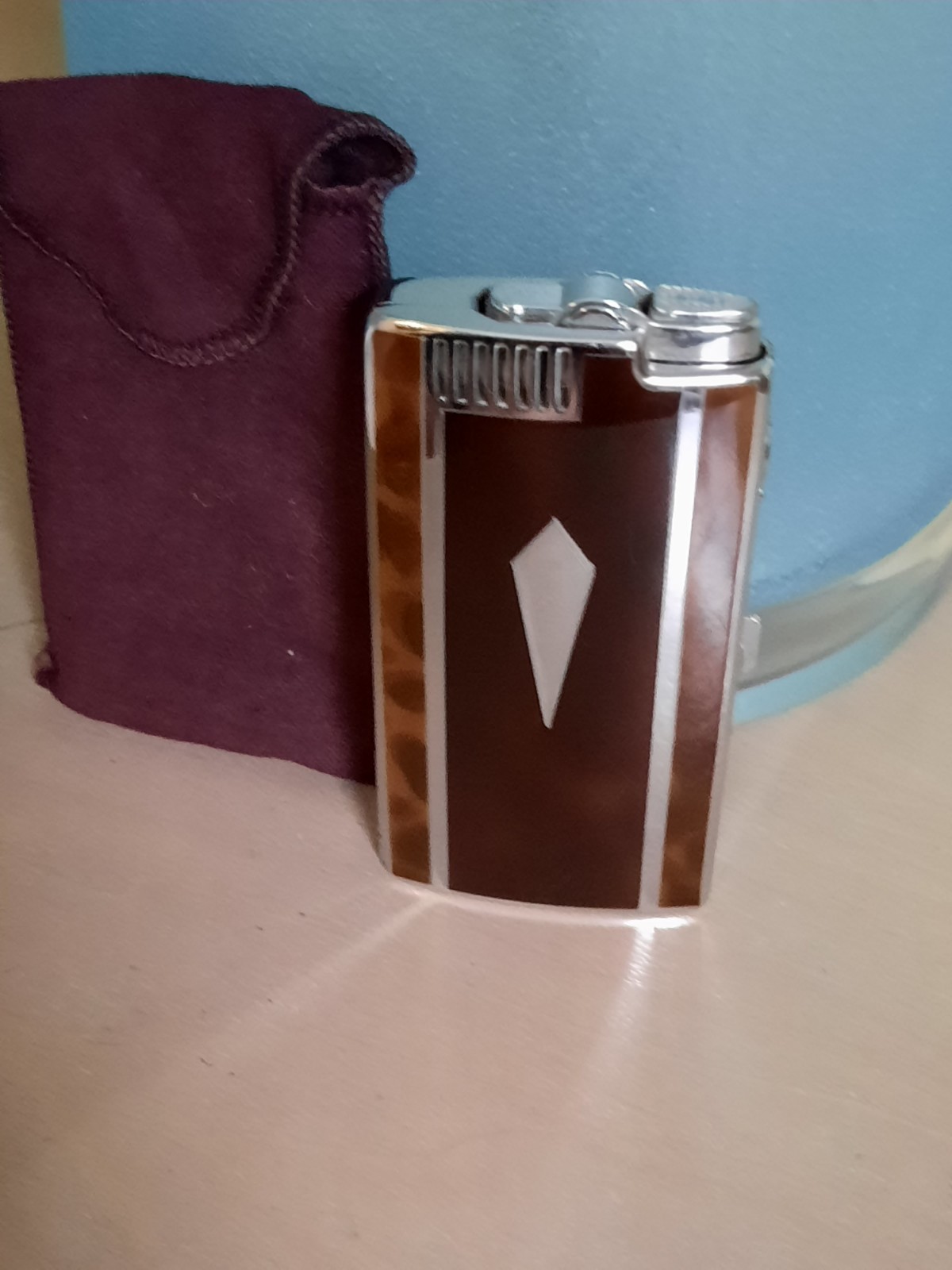 RONSON  'Pal' … Vintage 1940s Art Deco Cigarette Case & Lighter Combination