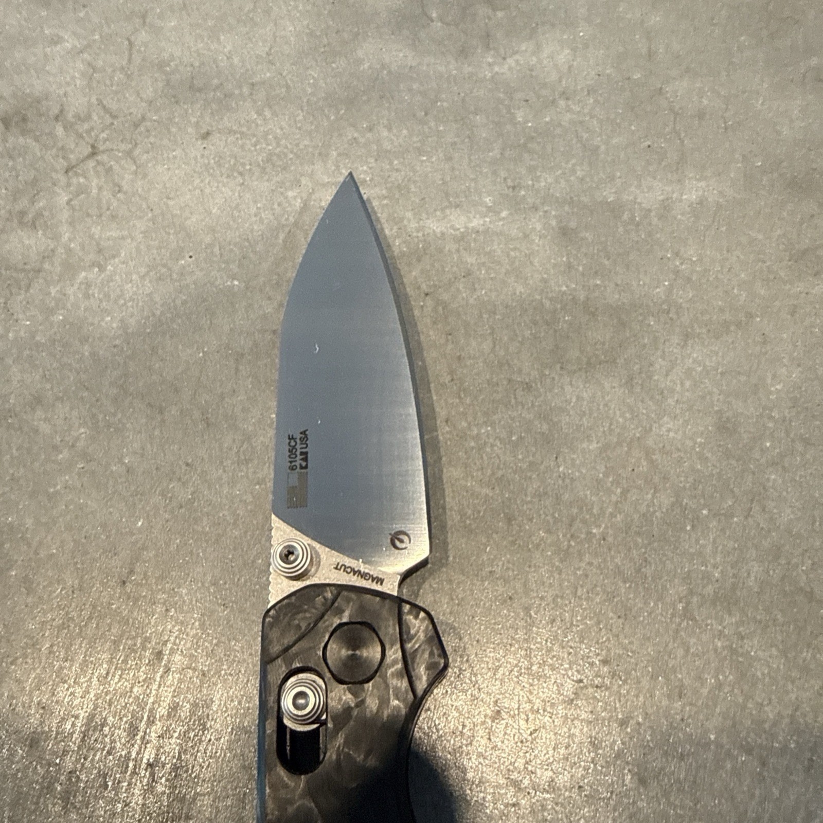 Kershaw Bel Air Carbon Fiber MAGNACUT Reverse Tanto 6105CF - BRAND NEW