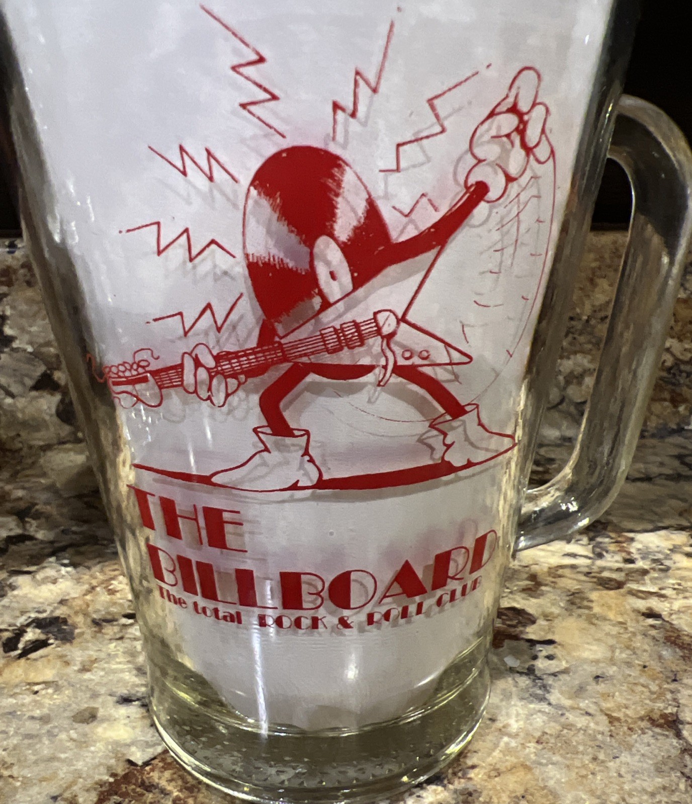 Vintage Miller High Life Beer Pitcher The Billboard Rock & Roll Club Rare