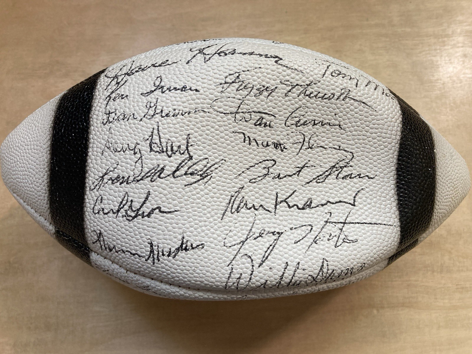 1963 Green Bay Packer’s Team Signed Football, 37 Names, Beckett LOA, Bart Starr