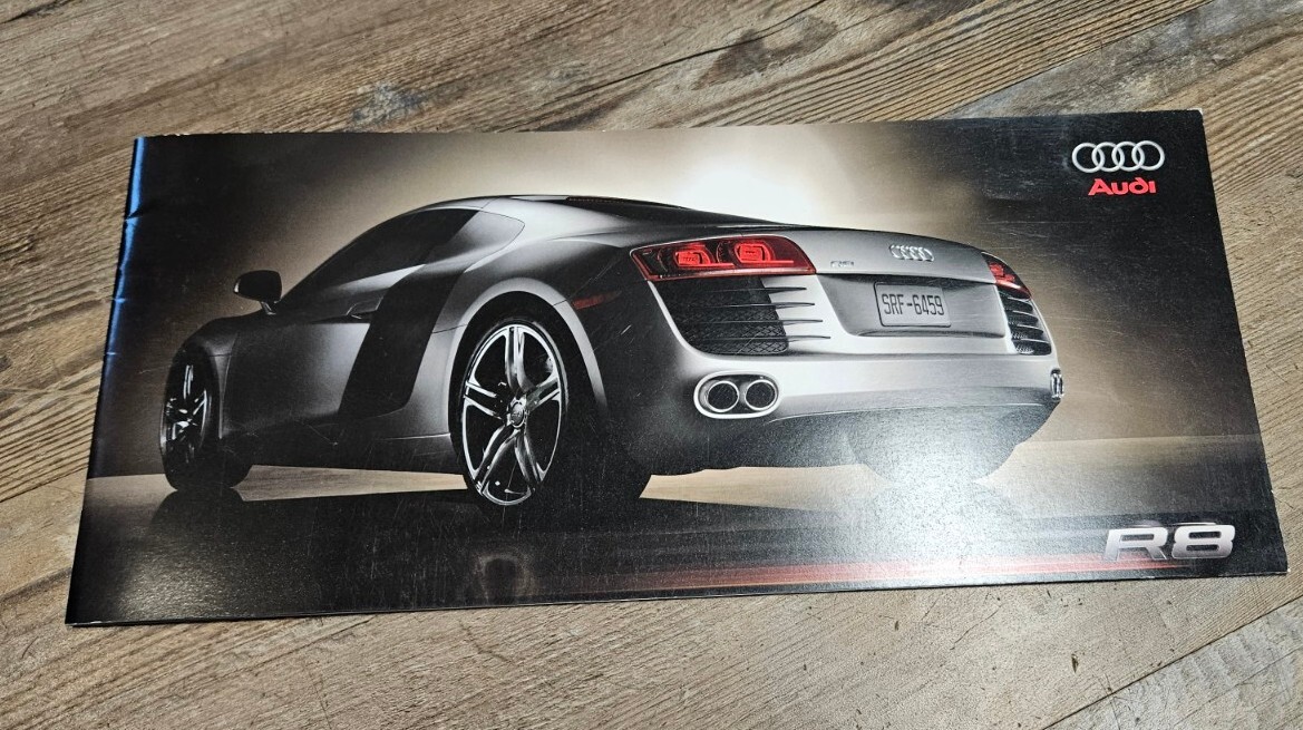 2008 Audi R8 Dealership Ssles Brochure Booklet OEM 