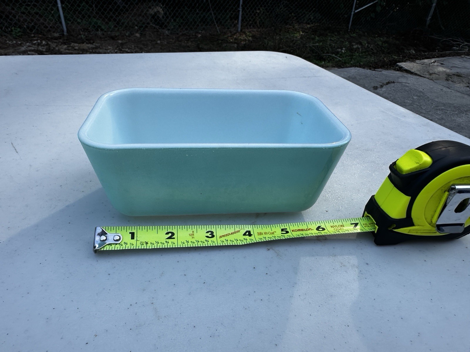 VINTAGE 1950s PYREX BLUE 0502  REFRIGERATOR DISH Without Lid