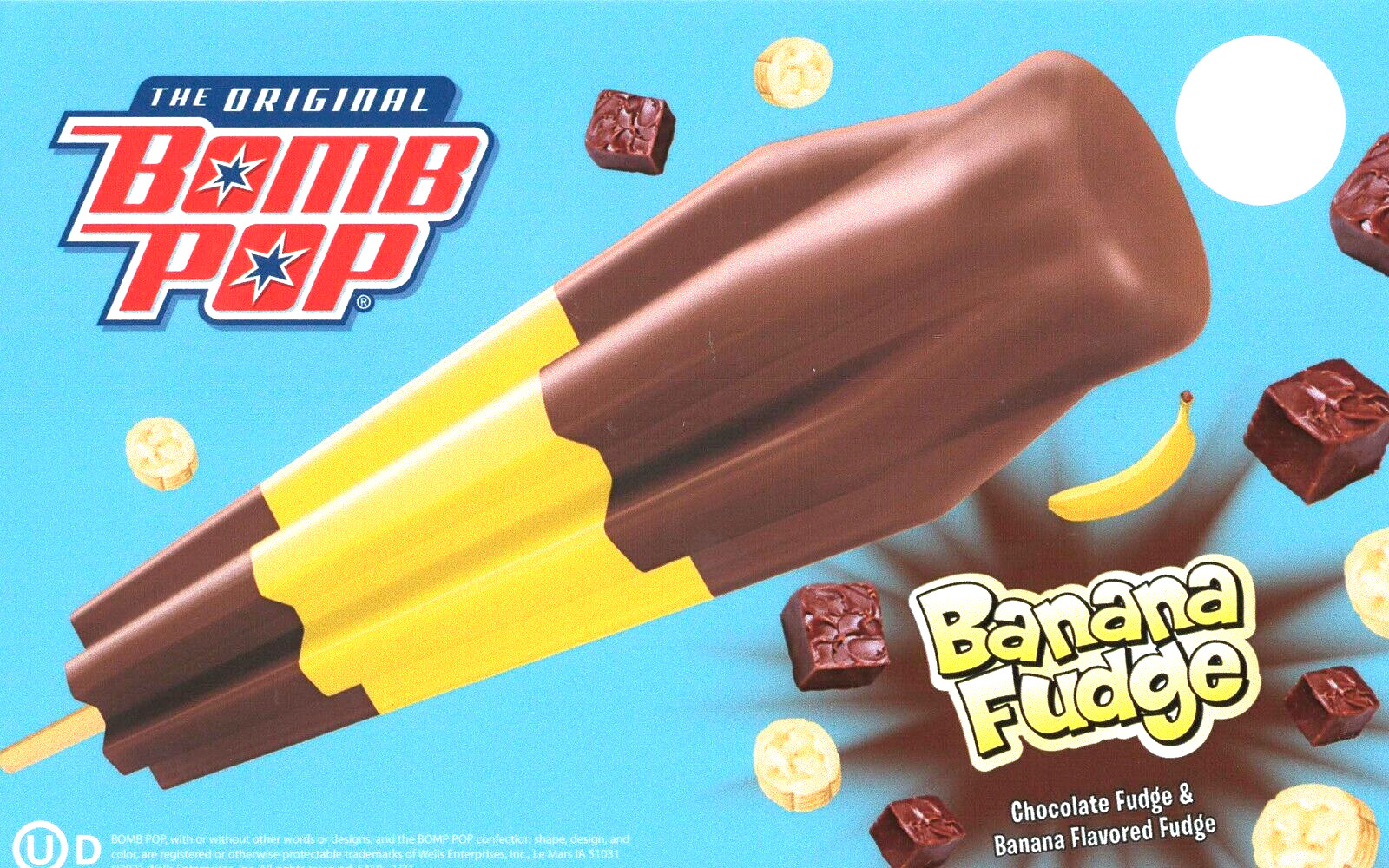 The Original Bomp Pop Banana Fudge Ice Cream Truck Sticker Decal 8 The Original Bomp Pop Banana Fudge Ice Cream Truck Sticker Decal 8