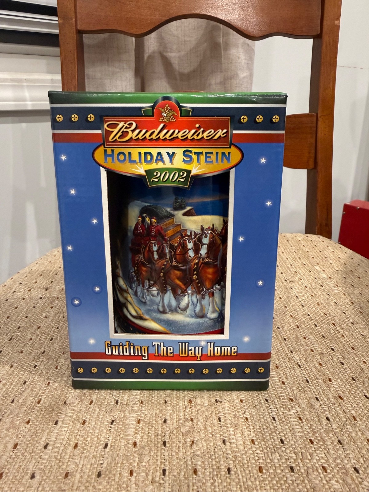 2002 Budweiser Holiday Stein