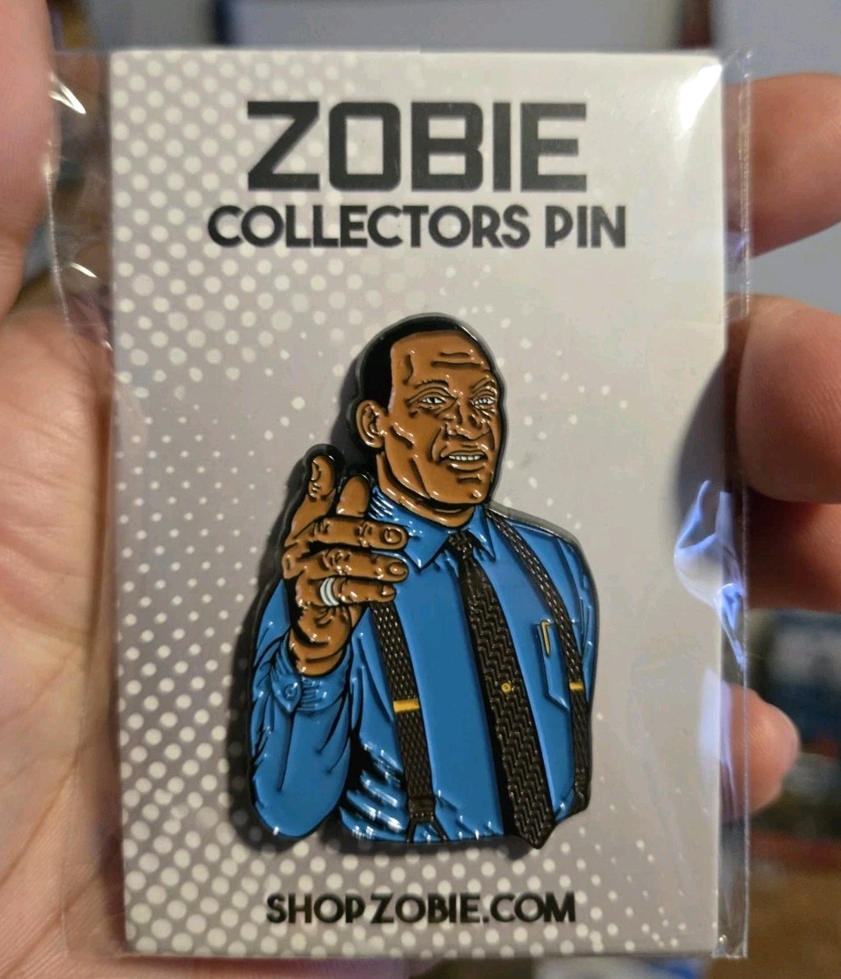 ZOBIE HORROR ENAMEL PIN FINAL DESTINATION WILLIAM BLUDWORTH TONY TODD #79/100