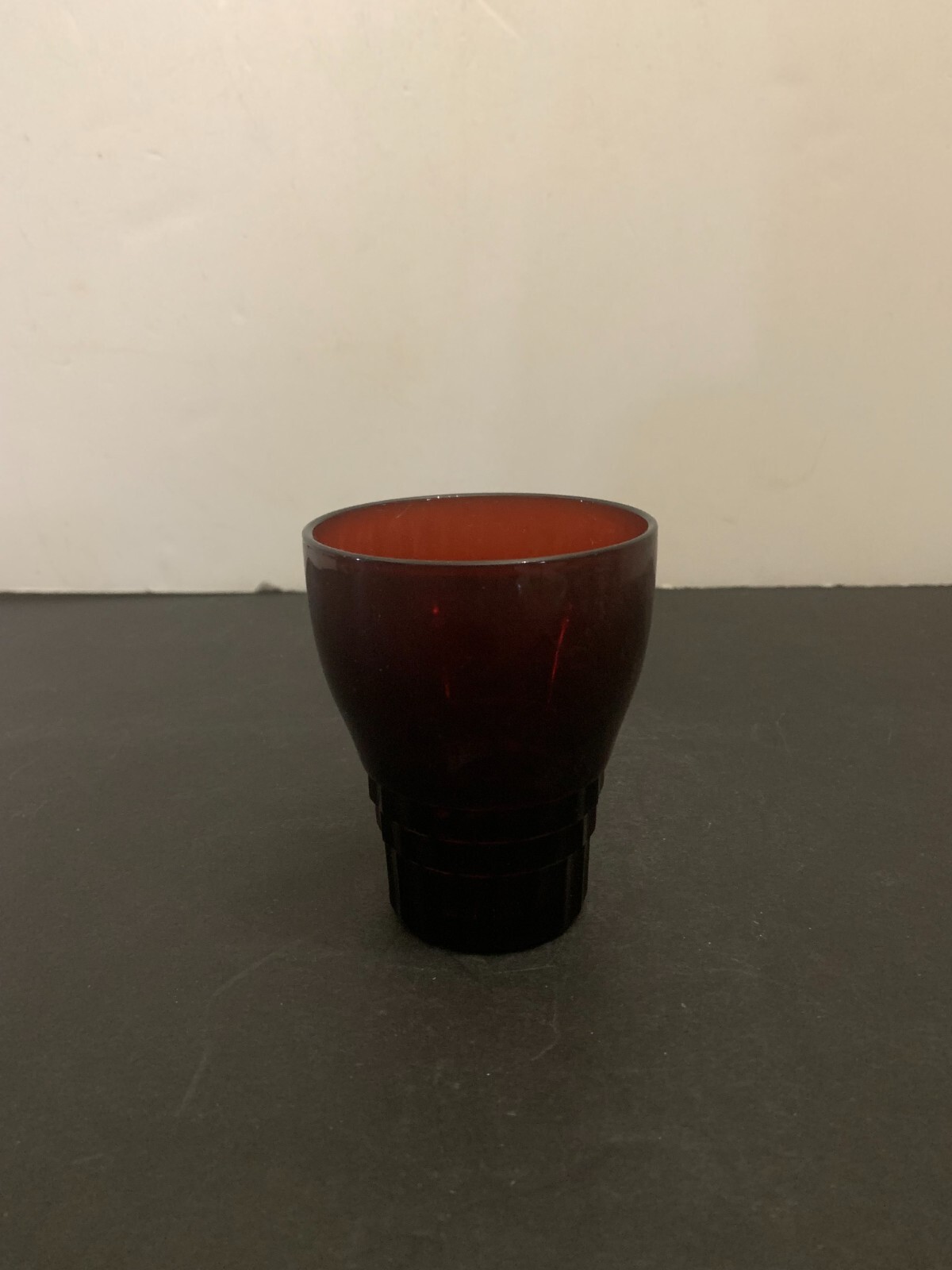 Vintage Anchor Hocking Royal Windsor Ruby Red Glass 8 ounce Tumbler