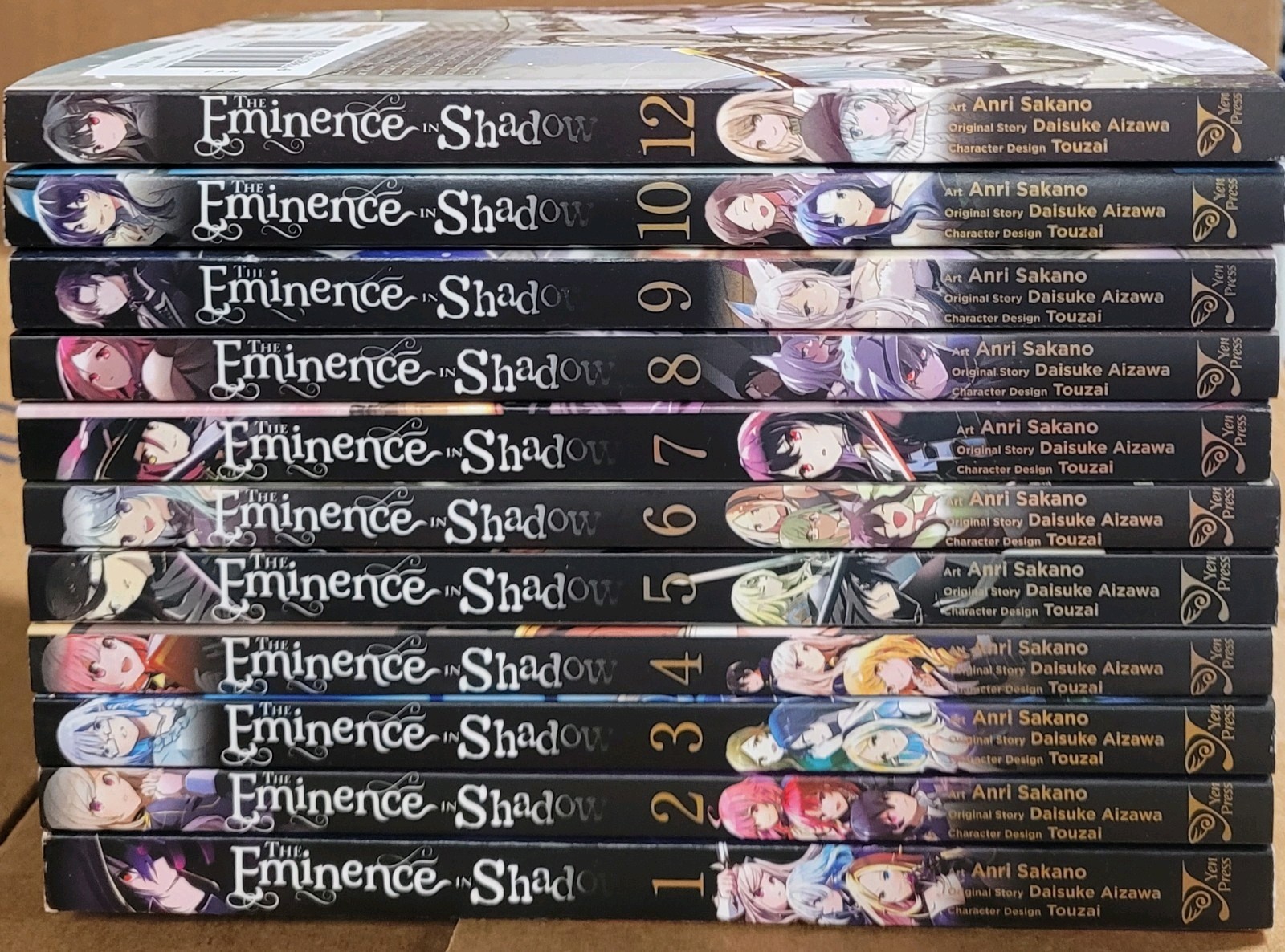 The Eminence in Shadow Vol 1-13 English Manga Set - Brand New Daisuke Aizawa